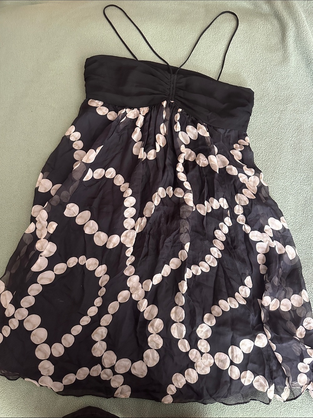 Y2K Zara Party Dress with “Pearl” motif